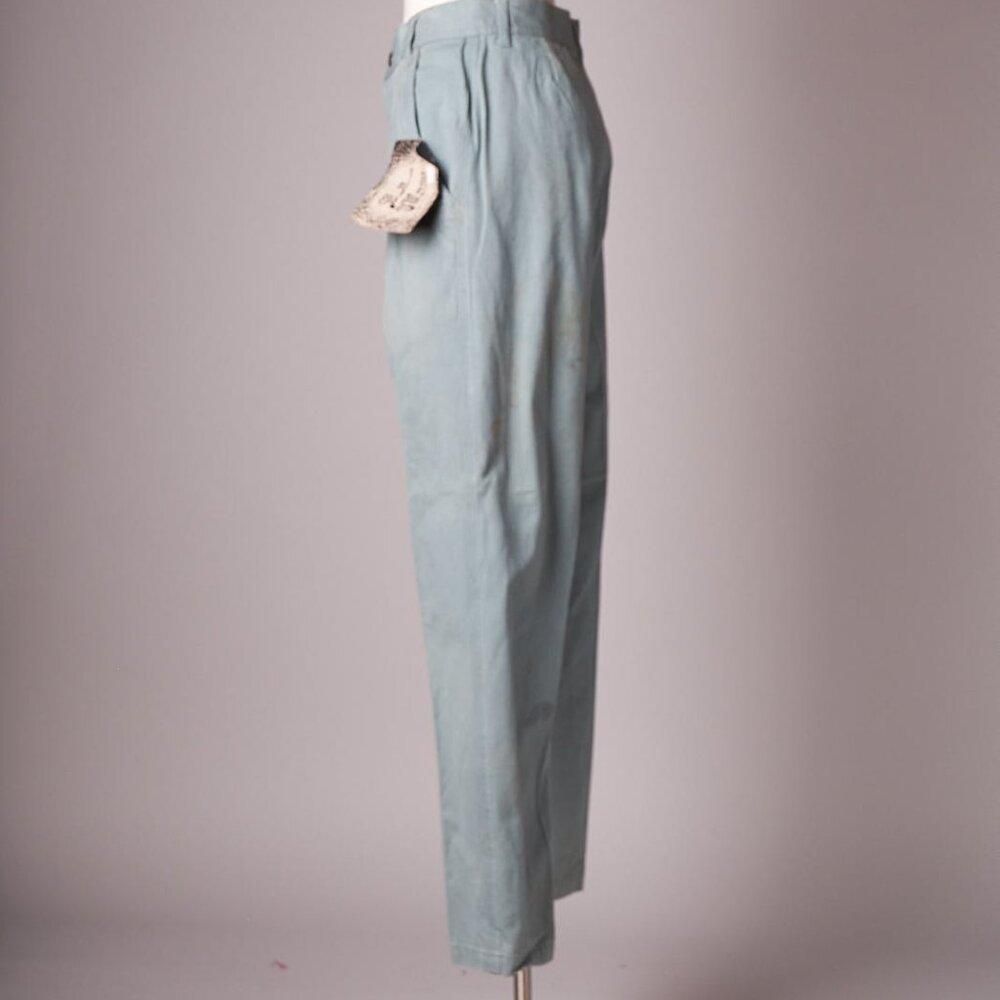 1990s Green Cotton Gotcha Surf Pants Deadstock